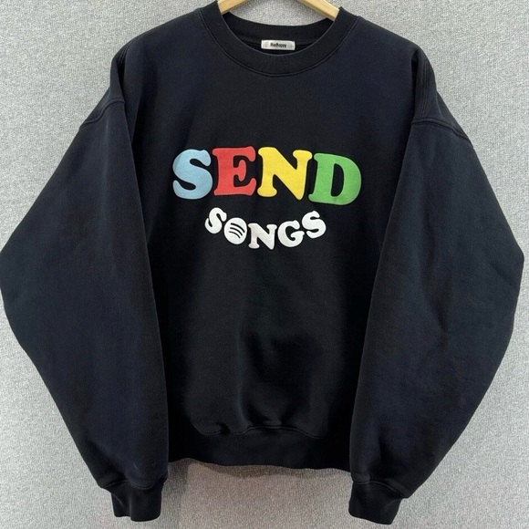 Madhappy Tops - Madhappy x Spotify Send Songs Crewneck Sweatshirt – Size Large